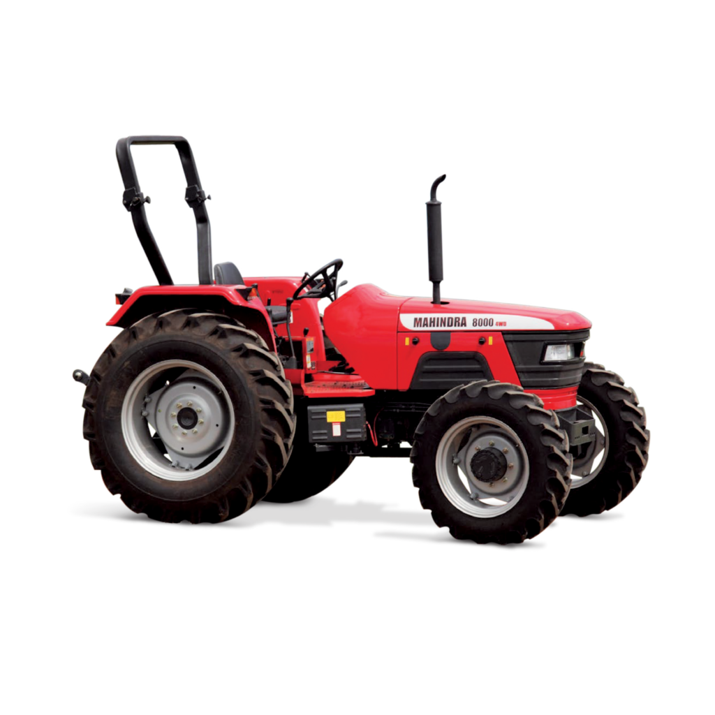 Mahindra 8000 4WD Tractor with ROPS and Canopy