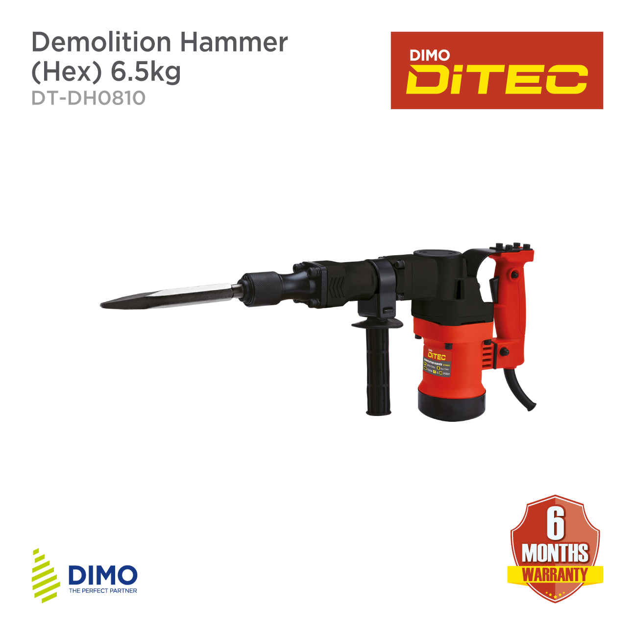 Demolition-Hammer-(Hex)-6.5kg