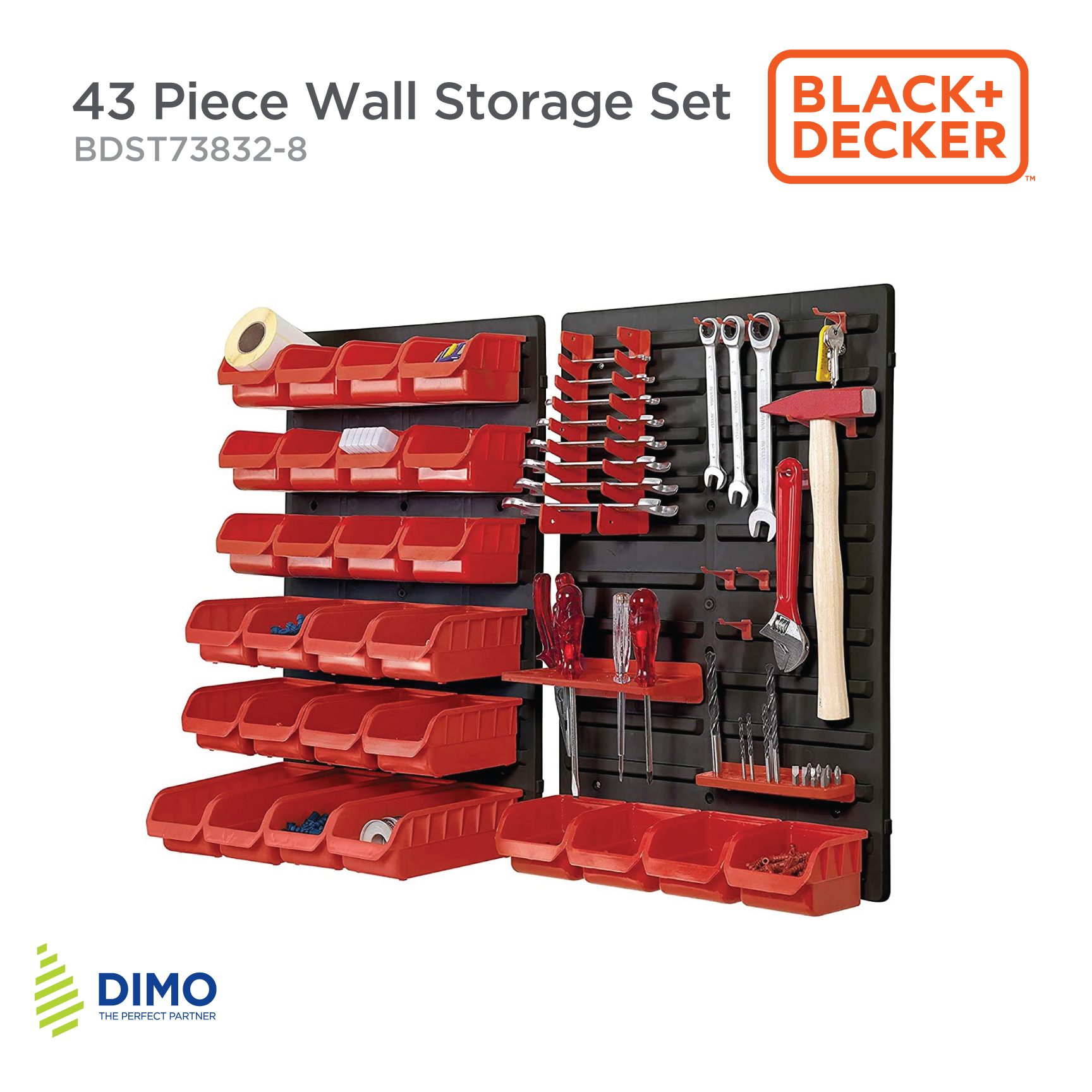 43-Piece-Wall-Storage-Set