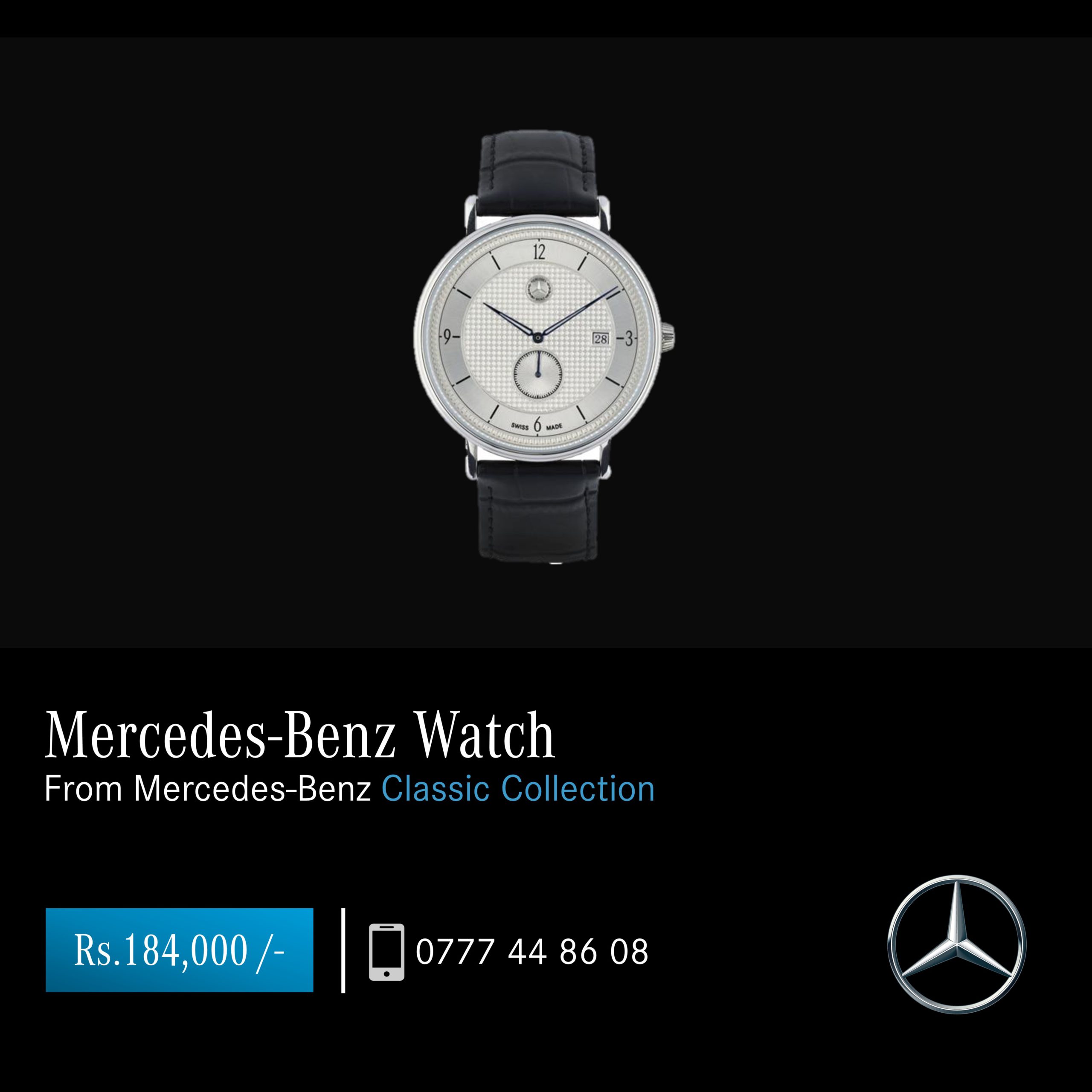 MERCEDES BENZ Classic Accessory Vintage Retro Design Swiss Made FORTIS Watch  for sale online | eBay