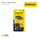Allen Key - HEX KEY 9 PC SET 1 5 - 10MM