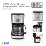 Black and Decker 900W 12 Cup 24 Hours Programmable Coffee Maker DCM85-B5