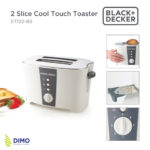 Black and Decker 2 Slice Cool Touch Toaster - ET125-B5