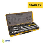 STANLEY SOCKET 24PCS 1/2 6PTS socket set in metal tin