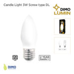 Candle Light 3W Screw type DL