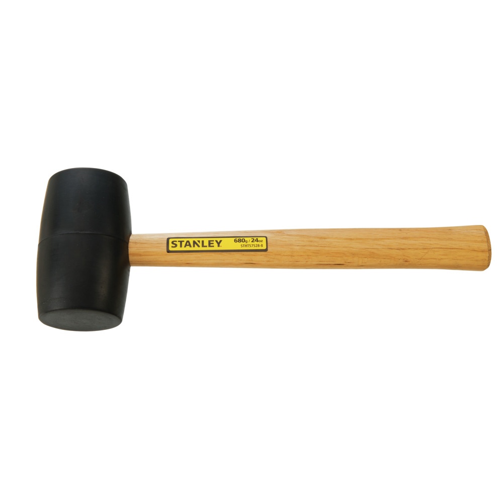 STANLEY RUBBER MALLET HAMMER 680GM - 240z