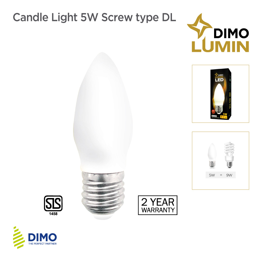 Candle Light 5W Screw type DL