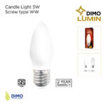 Candle Light 5W Screw type WW