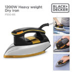 Black and Decker 1200W Heavy Weight Dry Iron  F550-B5