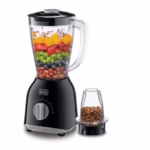 Black+Decker 400W 1.5L Blender with Grinder Mill + 1.0L Extra Jar - BX365J-B5