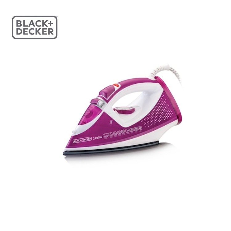 Black & Decker 2400W Steam Iron with Auto Shutoff and Ceramic Soleplate