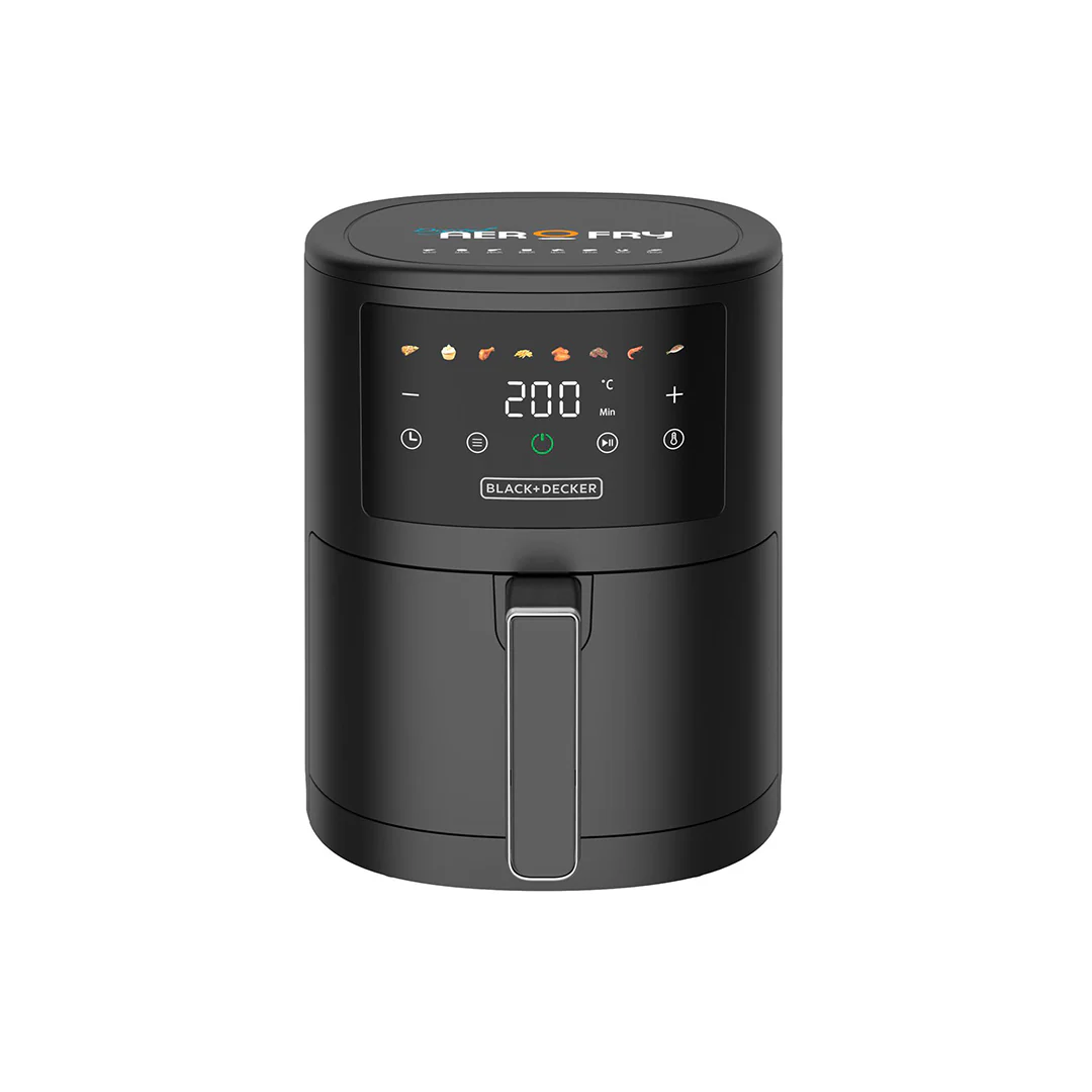 Black + Decker Digital Air Fryer , 3.5 Liter Black - AF3500-B5